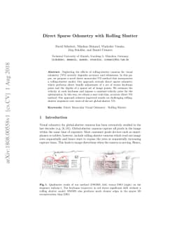 Direct Sparse Odometry with Rolling Shutter