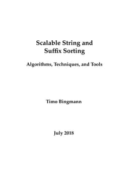 Scalable String and Suffix Sorting: Algorithms, Techniques, and Tools