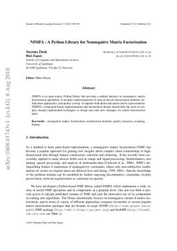 NIMFA: A Python Library for Nonnegative Matrix Factorization