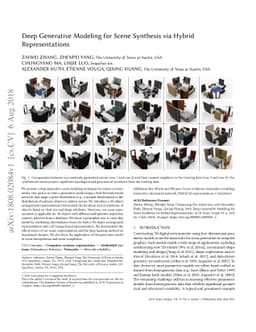 Deep Generative Modeling for Scene Synthesis via Hybrid Representations