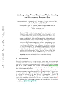 Contemplating Visual Emotions: Understanding and Overcoming Dataset Bias