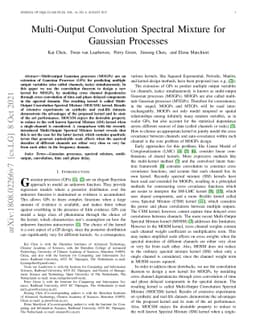 Multi-Output Convolution Spectral Mixture for Gaussian Processes