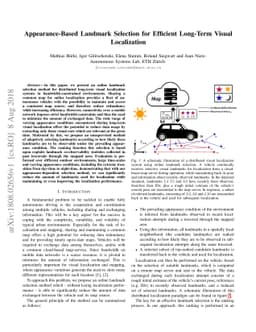 Appearance-Based Landmark Selection for Efficient Long-Term Visual
  Localization