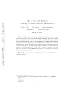 This Time with Feeling: Learning Expressive Musical Performance
