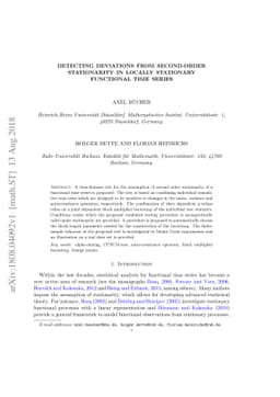 Detecting deviations from second-order stationarity in locally
  stationary functional time series