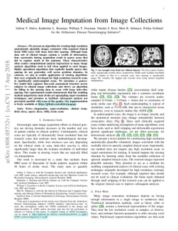 Medical Image Imputation from Image Collections