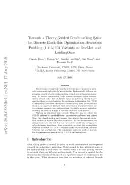 Towards a Theory-Guided Benchmarking Suite for Discrete Black-Box
  Optimization Heuristics: Profiling $(1+λ)$ EA Variants on OneMax and
  LeadingOnes