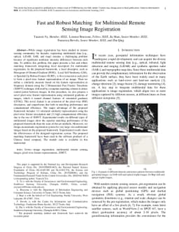 Fast and Robust Matching for Multimodal Remote Sensing Image
  Registration
