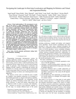 Navigating the Landscape for Real-time Localisation and Mapping for
  Robotics and Virtual and Augmented Reality