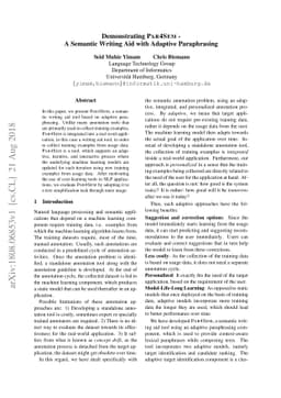 Demonstrating PAR4SEM - A Semantic Writing Aid with Adaptive
  Paraphrasing