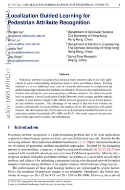 Localization Guided Learning for Pedestrian Attribute Recognition