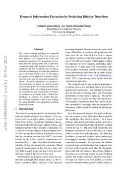 Temporal Information Extraction by Predicting Relative Time-lines