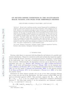 On Second Order Conditions in the Multivariate Block Maxima and Peak
  over Threshold Method