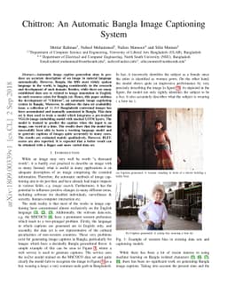 Chittron: An Automatic Bangla Image Captioning System