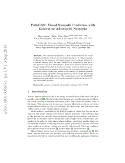 PathGAN: Visual Scanpath Prediction with Generative Adversarial Networks