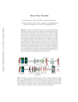 Dense Pose Transfer