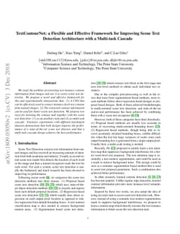 TextContourNet: a Flexible and Effective Framework for Improving Scene
  Text Detection Architecture with a Multi-task Cascade