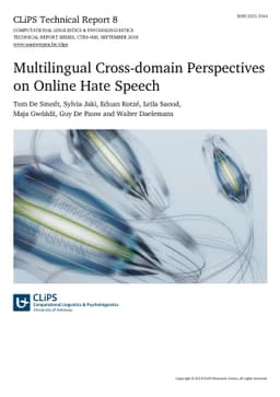 Multilingual Cross-domain Perspectives on Online Hate Speech