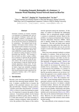 Evaluating Semantic Rationality of a Sentence: A Sememe-Word-Matching
  Neural Network based on HowNet
