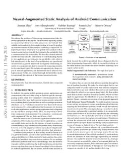 Neural-Augmented Static Analysis of Android Communication
