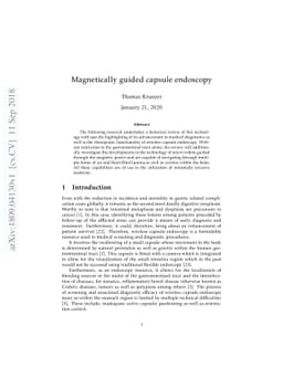 Magnetically Guided Capsule Endoscopy