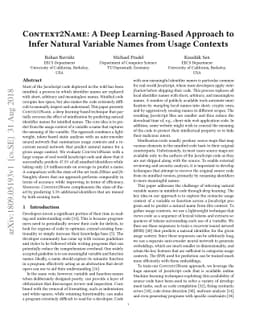Context2Name: A Deep Learning-Based Approach to Infer Natural Variable
  Names from Usage Contexts