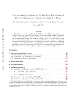 Concentration Inequalities for the Empirical Distribution