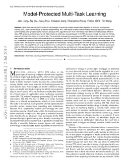 Model-Protected Multi-Task Learning