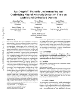 FastDeepIoT: Towards Understanding and Optimizing Neural Network
  Execution Time on Mobile and Embedded Devices