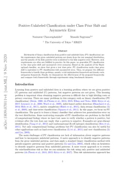 Positive-Unlabeled Classification under Class Prior Shift and Asymmetric
  Error