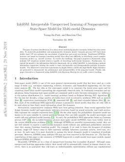 InfoSSM: Interpretable Unsupervised Learning of Nonparametric
  State-Space Model for Multi-modal Dynamics