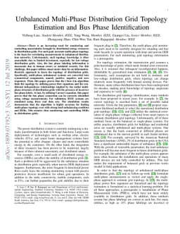 Unbalanced Multi-Phase Distribution Grid Topology Estimation and Bus
  Phase Identification