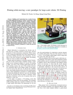 Printing-while-moving: a new paradigm for large-scale robotic 3D
  Printing