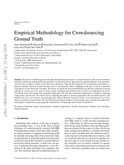 Empirical Methodology for Crowdsourcing Ground Truth
