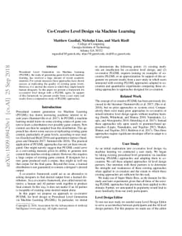 Co-Creative Level Design via Machine Learning