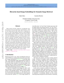 Hierarchy-based Image Embeddings for Semantic Image Retrieval