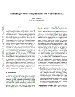 Satellite Imagery Multiscale Rapid Detection with Windowed Networks