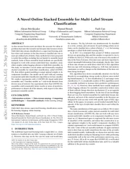 A Novel Online Stacked Ensemble for Multi-Label Stream Classification