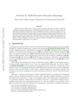A Kernel for Multi-Parameter Persistent Homology