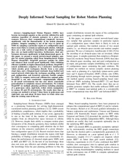 Deeply Informed Neural Sampling for Robot Motion Planning