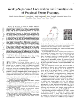 Weakly-Supervised Localization and Classification of Proximal Femur
  Fractures