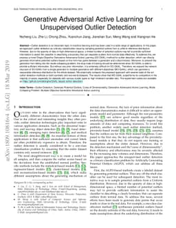Generative Adversarial Active Learning for Unsupervised Outlier
  Detection