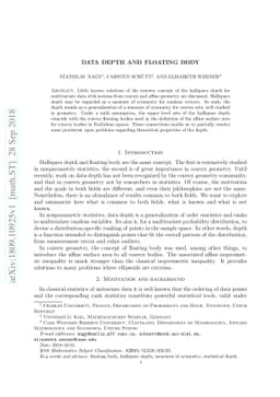 Data depth and floating body