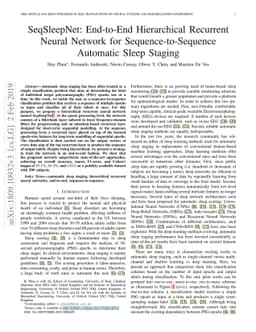 SeqSleepNet: End-to-End Hierarchical Recurrent Neural Network for
  Sequence-to-Sequence Automatic Sleep Staging