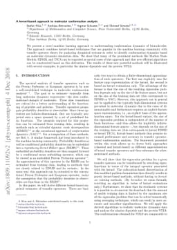 A kernel-based approach to molecular conformation analysis