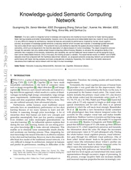 Knowledge-guided Semantic Computing Network