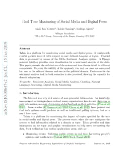 Real Time Monitoring of Social Media and Digital Press