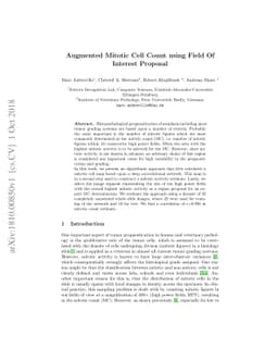 Augmented Mitotic Cell Count using Field Of Interest Proposal
