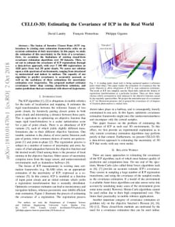 CELLO-3D: Estimating the Covariance of ICP in the Real World