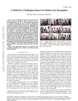 A Multi-Face Challenging Dataset for Robust Face Recognition